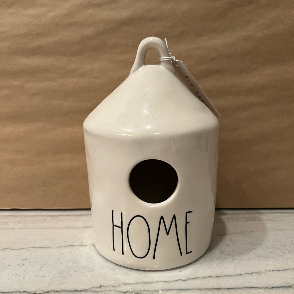Rae Dunn home bird house